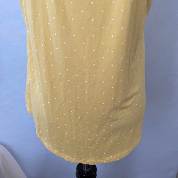 Peace & Pearls Polka Dot Faux Tie Shoulder Tank - Picture 7 of 9